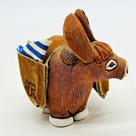 Artesania Rinconada Collection Donkey Saddlebags Burro Mule Paperwork 3 inch - Picture 3 of 8